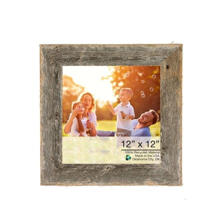Palacedesigns 15 x 15 in. Natural Weathered Grey Picture Frame PA3682994